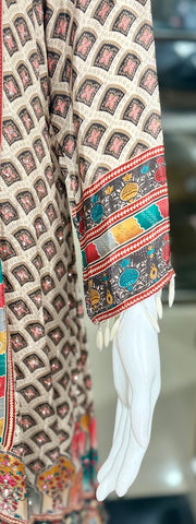 Designer Crape Suit With Pure Chiffon Dupatta