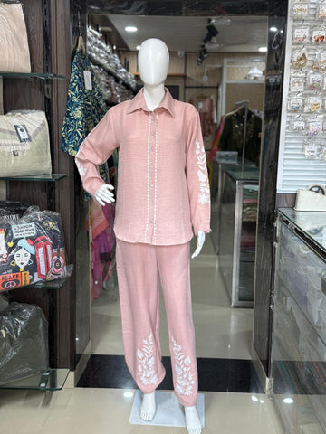 Premium Quality Designer Coord Set For Women With Beautiful Embroidery
